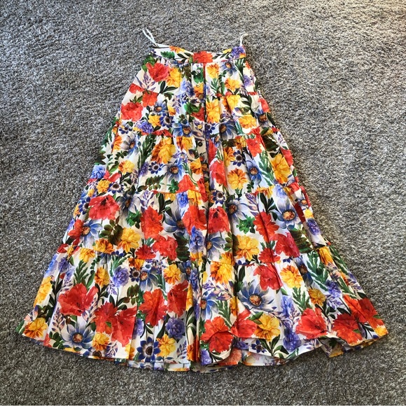 CARA CARA Nathali Floral Maxi Skirt - Egret Blossoms - Picture 4 of 8